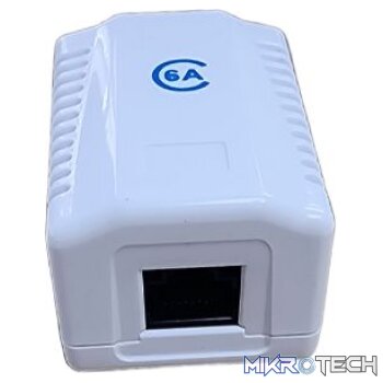 Cattex CAT6A Single Wall Box  Networking